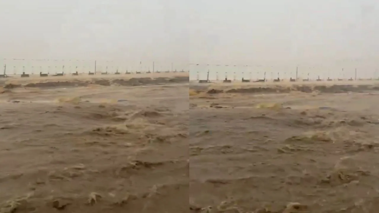 أمطار غزيرة وسيول تجتاح جدة.. دعوات للالتزام بالإرشادات الوقائية